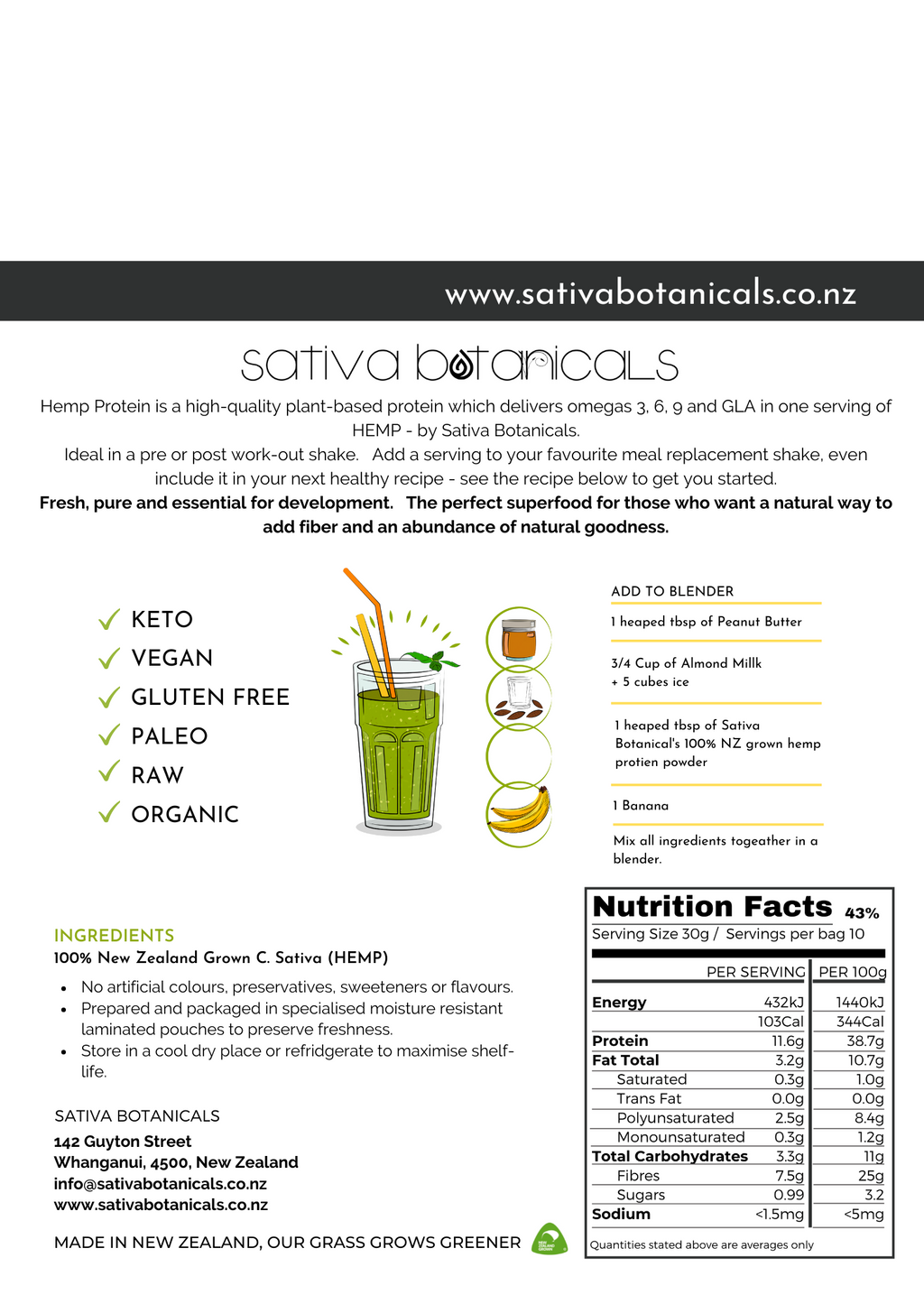 HEMP PROTEIN image 1