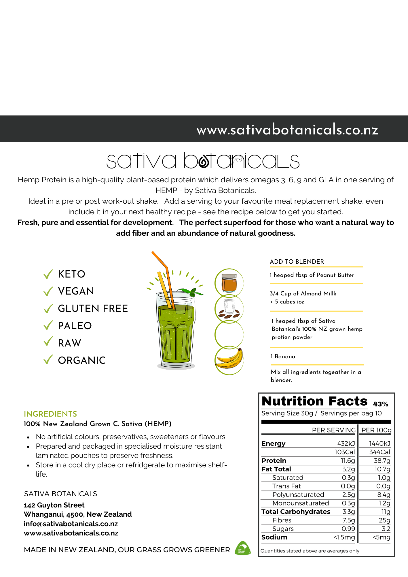 HEMP PROTEIN image 1