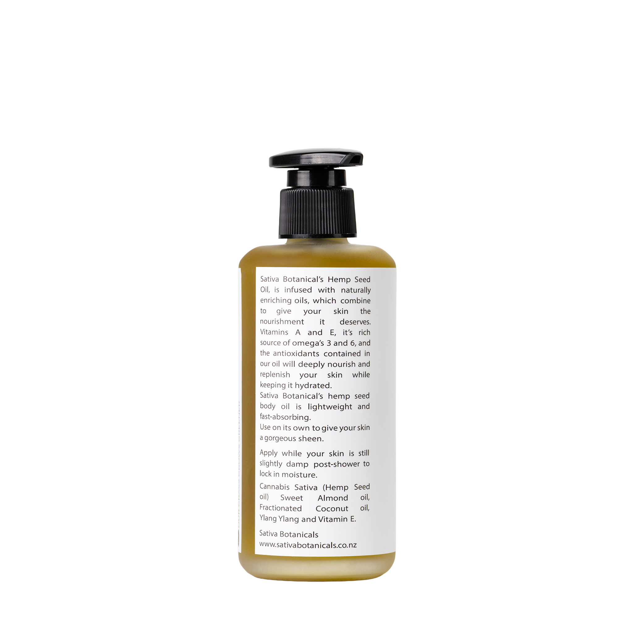 HEMP BODY OIL