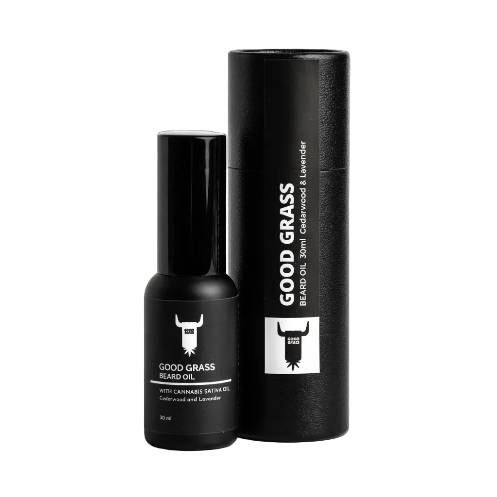 GOOD GRASS BEARD OIL -Cedarwood & Lavender image 0