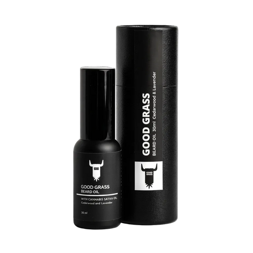 GOOD GRASS BEARD OIL -Cedarwood & Lavender image 0